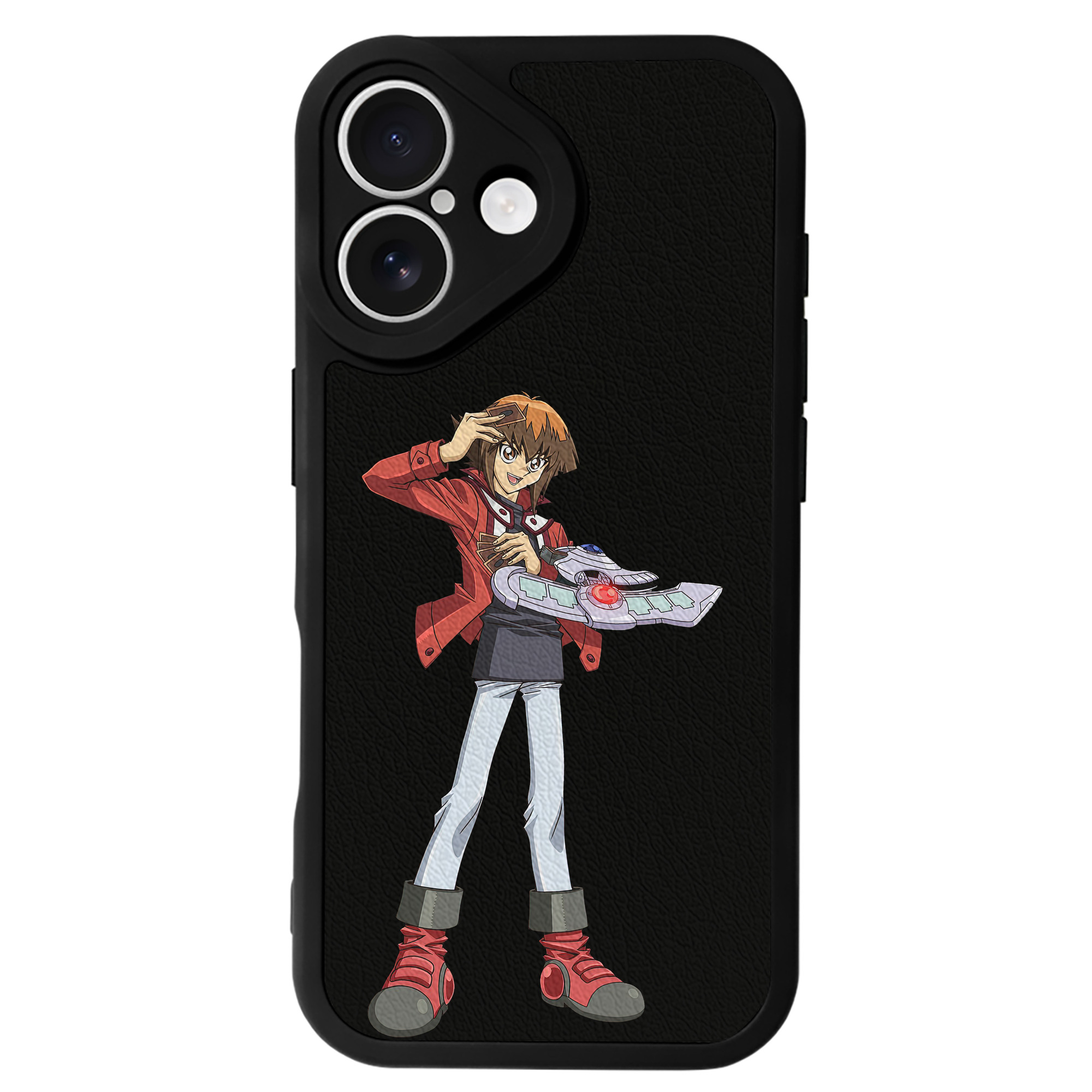 遊☆戯☆王 Yu-Gi-Oh! 【iPhone 16シリーズ対応】シリコンスマホケース（レザー調） 材質：シリコン